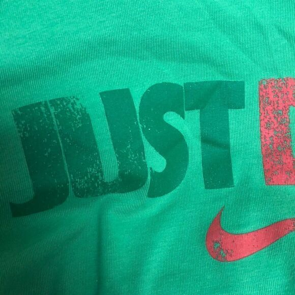 Nike green just do it cropped T-shirt  XS - Picture 4 of 5